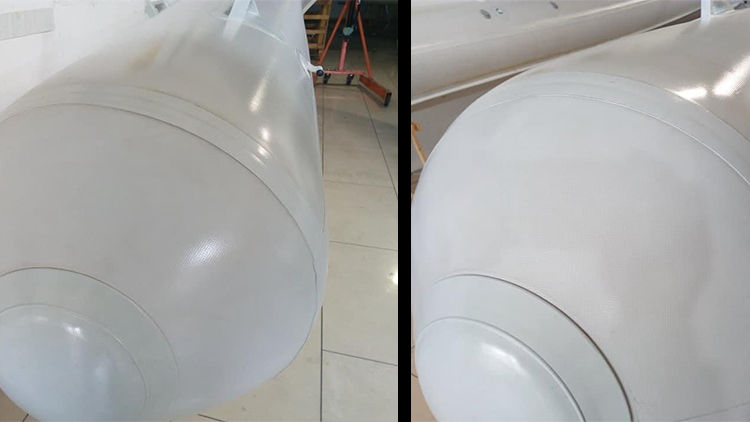 Retubing Schlauchboot